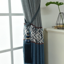 (A pair of)New high-grade curtain strap hanging ball tied rope buckle tassel decoration living room bedroom atmosphere value-added