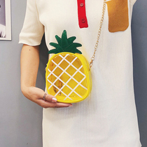 Travel photography new wedding childrens photography photo props pineapple bag small fresh and cute chain bag fashion messenger bag