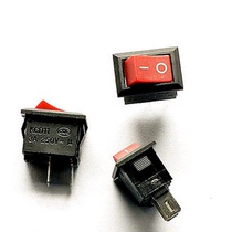 Red quality good small boat switch 2 gears 8 5 X13 5MM copper foot 250VAC 3A two feet