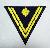 German-style Haijun senior sailor armband 8 years of service navy blue triangle sailor embroidery armband level identification