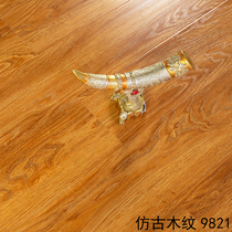 Laminate floor Wuhan can be installed gray imitation solid wood non-slip wood grain reinforced laminate floor 12mm wear-resistant household