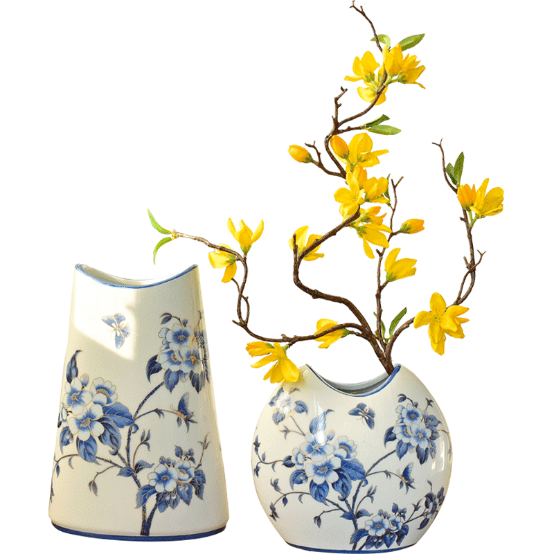 New Chinese style furnishing articles household act the role ofing is tasted classical jingdezhen ceramic vase wine porch TV ark, sitting room adornment