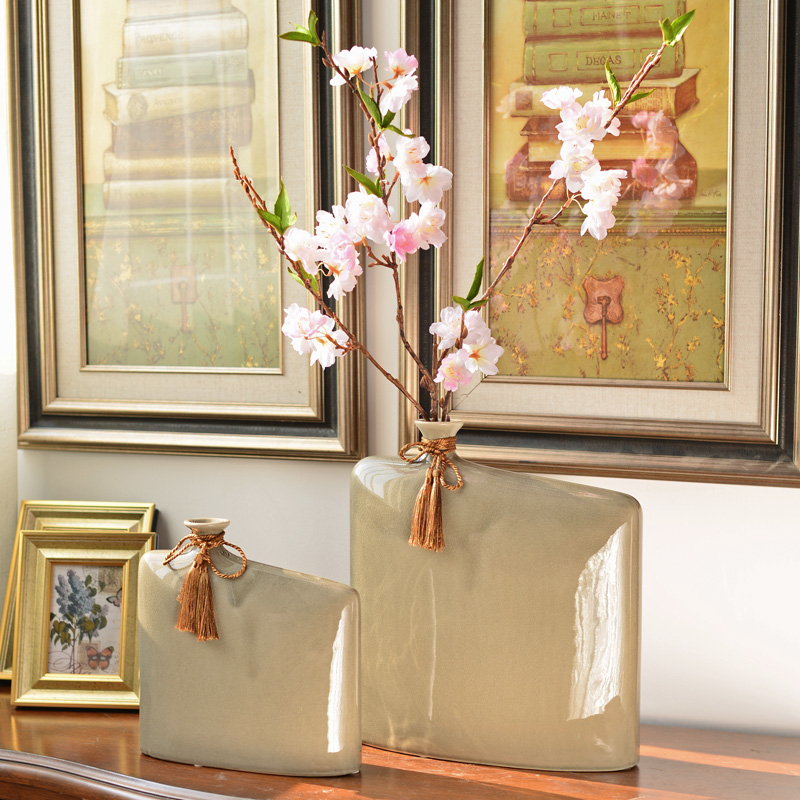 New Chinese style creative ceramic vase of furnishing articles zen sitting room adornment ark, TV ark, home decoration soft adornment