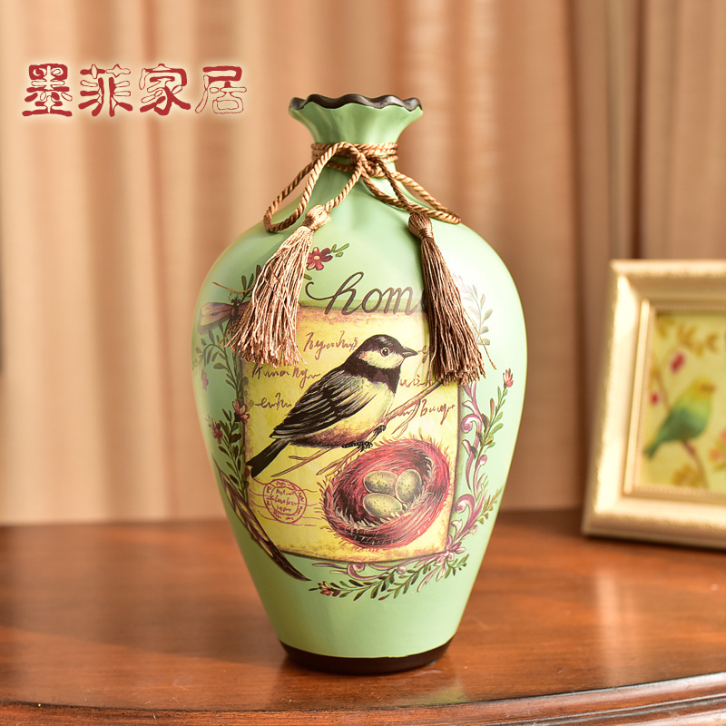 American TV ark, wine accessories furnishing articles ceramic vase continental the sitting room porch home decoration interior decoration