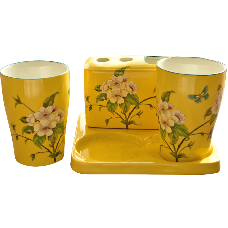 American new Chinese style bathroom sanitary ceramics 4 couples utility toiletries furnishing articles version into gifts