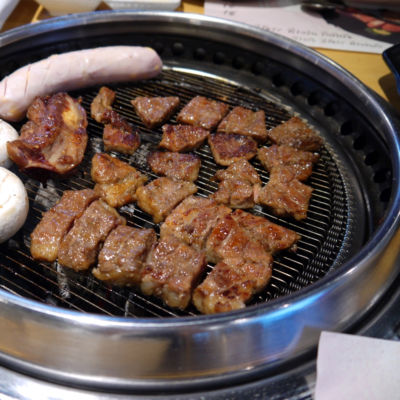 korean style charcoal grilled marinated pork chop seasoned pork 500g korean home barbecue gourmet cuisine ingredients