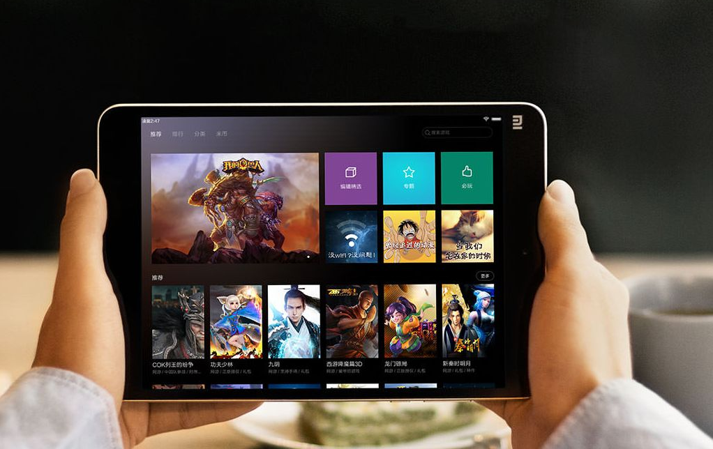 搭载手机系统的平板电脑看视频,玩游戏,阅读电子书不仅让屏幕显示效果