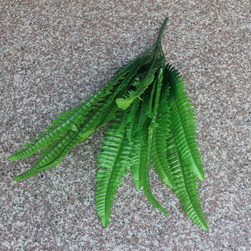 家居装饰仿真花假花绿植婚庆花艺落地摆放花卉蕨类植物18叶波斯草