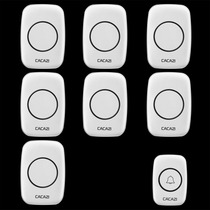 Home wireless doorbell 1 drag 6 1 drag 7 1 drag 8 AC remote control electronic doorbell elderly pager without wires