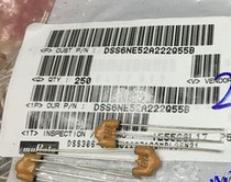 Original plug-in EMI squelch filter capacitor DSS6NE52A222Q55B three-terminal capacitor 100V 222