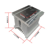 Three-phase solid state relay radiator Y-150 (excluding products and fans)send mounting bracket