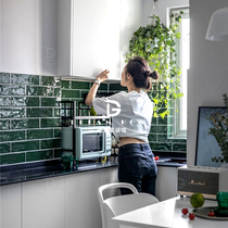 Red toilet wall brick 75x300 ink green kitchen subway brick retro toilet bathroom toilet brick