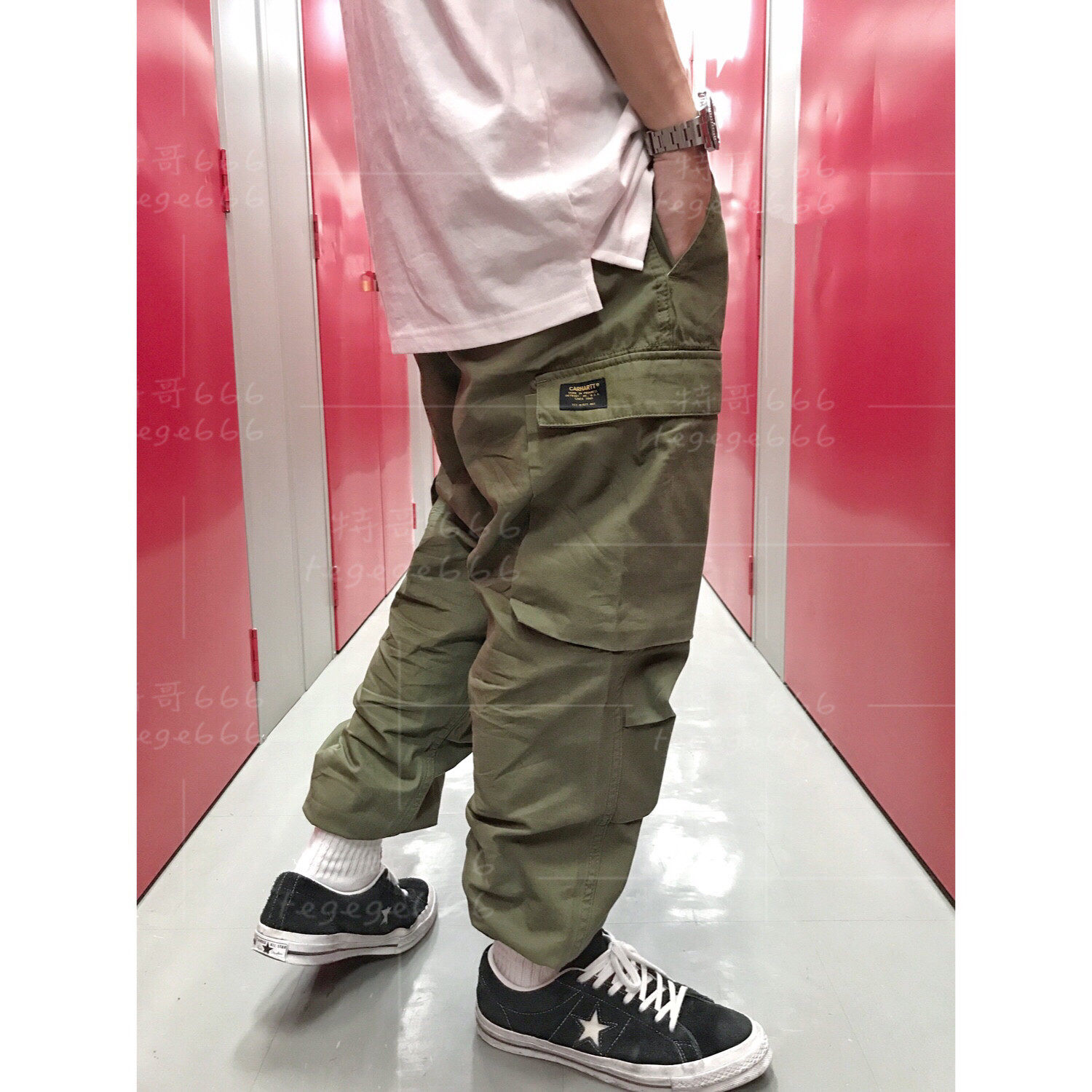 代购carhartt wip 18春 troop pant长裤工装裤军裤 非wtaps av re