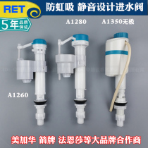 RET Meika China Wrigley Split Toilet Water Tank Accessories 6-point Float Inlet Valve Float