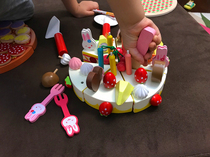 Foreign trade toys House birthday cake Christmas cake kindergarten early childhood education high-end teaching aids baby gifts