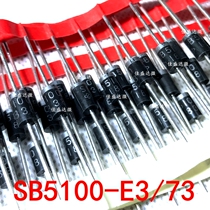 Schottky in-line SB5100-E3 73 DO-201AD SB5100 original diode DO-27