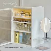 Cosmetics storage box large-capacity dormitory desktop storage box dust-proof lipstick skin care dresser perfume rack