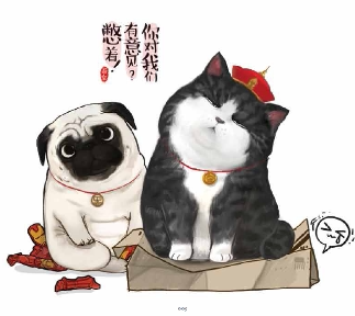 样子2白茶当当网同款吾皇万睡巴扎黑动漫画图书籍第二部畅销猫狗绘本