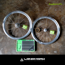 Taiwan hubsmith Re-Edition A- 349 polished silver Special Edition brompton2 3-speed wheel set