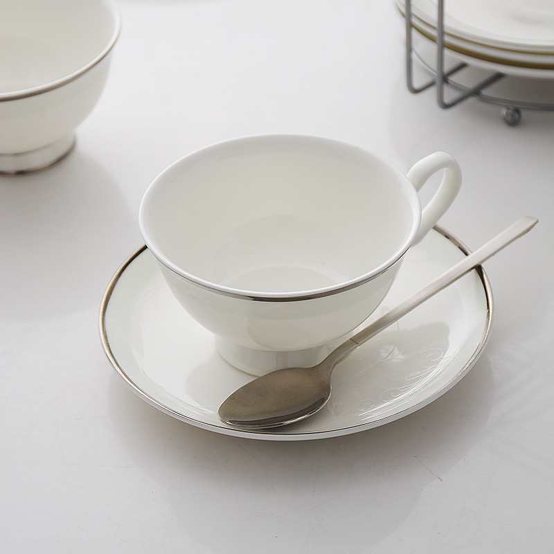 Red peony ipads porcelain cup suit household tray was European - style coffee set ceramic water with cold hot hot tea kettle