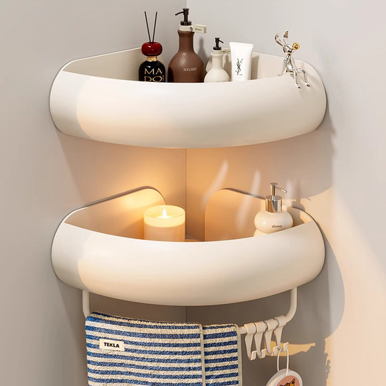 Bathroom storage rack bathroom sink storage rack wall-mounted punch-free toilet triangle basket corner
Bathroom storage rack bathroom sink storage rack wall-mounted punch-free toilet triangle basket corner