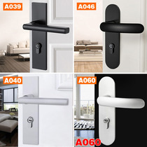 American door lock indoor toilet European bedroom door lock elegant white Universal solid wood lock magnetic door lock