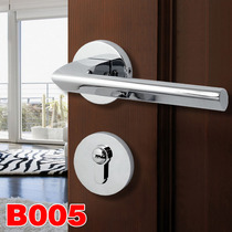 Indoor bedroom door lock room solid wood door lock household silent magnetic door lock split door lock European door lock lock