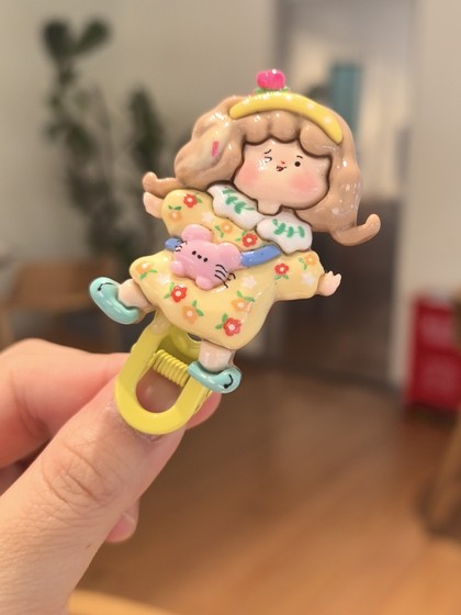 오리지널 수제 수제 과장된 창조적 인 귀여운 만화 어린 소녀 달콤한 머리 클립 어린이 재미있는 머리 액세서리 오리지널 수제 수제 과장된 창조적 인 귀여운 만화 어린 소녀 달콤한 머리 클립 어린이 재미있는 머리 액세서리