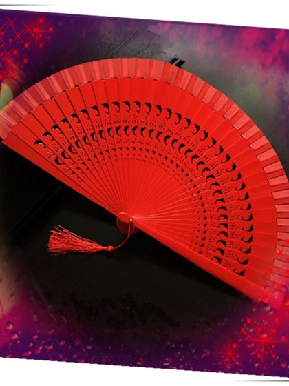 1 무료 배송 날개 chun 댄싱 나무 칩 팬 7 인치 접이식 팬 스페인어 책 Jian Dance Red Doubleded Dance New Fan 1 무료 배송 날개 chun 댄싱 나무 칩 팬 7 인치 접이식 팬 스페인어 책 Jian Dance Red Doubleded Dance New Fan