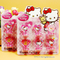 Fashion Japanese and Korean Stationery Hello Kitty Seal Cute Cartoon Seal Six Pack Q Mini Set