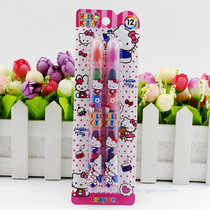 Student supplies environmental crayon bullet crayons 12 colors Primary School students stationery color pen childrens painting graffiti pen