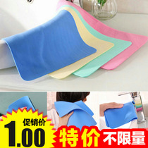Imitation deerskin rag dish towel Water absorption does not lose hair Wipe the floor to wipe the glass cleaning towel Kitchen dish cloth