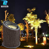 led spotlight outdoor waterproof projection light outdoor landscape light simulation stump light tree light lawn light garden light