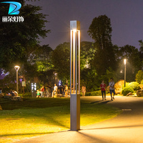 Courtyard lights connected to the residential street lights outdoor 3 meters waterproof landscape lights Garden Villas high pole lights