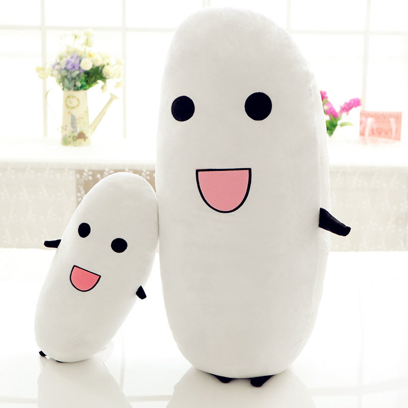 创意大米公仔长条抱着睡觉的布娃娃抱枕儿童礼物毛绒玩具玩偶可爱