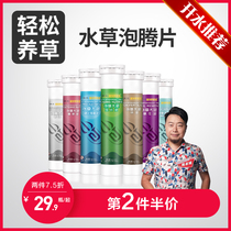 Aquariums bio-male fish tank for stable water purification nitrobacteria with exception of snail effervescent tablets