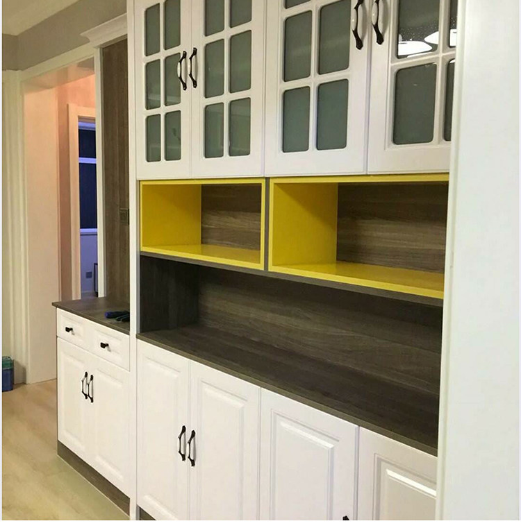 家具衣柜书架柜子套格套色格子定制木板彩色口子柜书柜人造板框黄