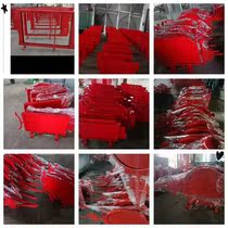 Customized wrought iron road light pole light box outdoor pole Billboard double-sided luminous flag Chinese knot blister