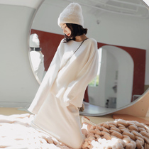 Daxi homemade 2019 winter new fashion retro temperament chic knitwear two-piece short sweater female