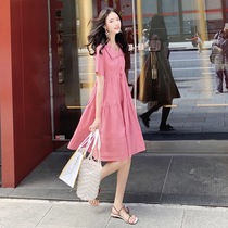 (6 Fold Missing) Great Joy Homemade Pure color retro sleeveless loose Even dress Dress Shades of Skinny Fairy Skirt Superfairy