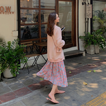 Great Joy Homemade 2022 Summer New Pint Long Sleeve Han Edition Loose legs ultra-long Methodist Thin Jacket Tide