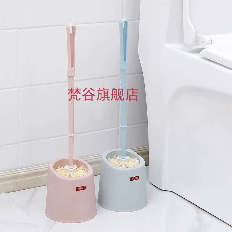 To corner toilet clean toilet the scrub toilets long - handled hanging stainless steel soft brush set with base