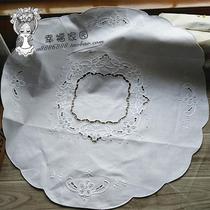 December Shangxin*Foreign trade exports to Europe and the United States original single natural color pure cotton hollow disc tape disc pad vase pad