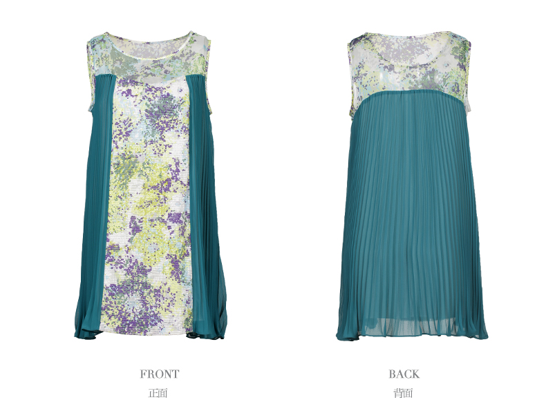 ELLASSAY歌力思春夏女装 优雅碎花印花圆领