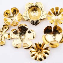 Plated real gold flower stand pile flower material DIY jewelry accessories(2426A)