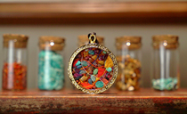 Sanskrit items exclusive limited all the financial gods General Set-Seven Treasure Transhipment Gau 24K gilded pendants