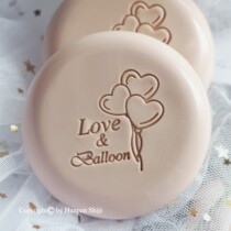 (HP2011)4*4 love balloon chapter exquisite acrylic handmade soap chapter