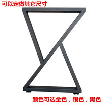 Golden Unilateral Feet Bar Bench Support Footed Metal Bracket Bench Table Rack Footrest Cabinet Feet Dining Legs Can DIY Customize