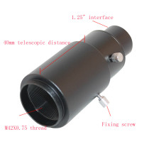 1 25 inch 2 inch astronomical telescope adjustable telescopic photography extension tube extension CA1 all metal