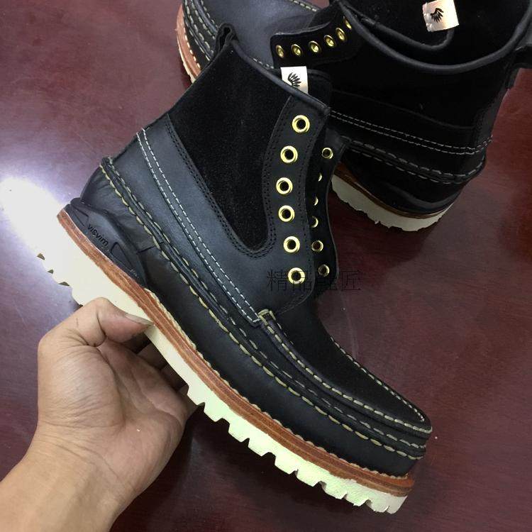 visvim17ss经典款 ict grizzly boots-folk鞋王 男高帮鞋